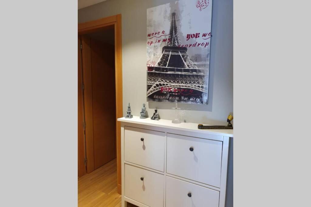 Apartamento Con Vistas Al Mar, Piscina Y Parking Apartment Санксенсо Екстериор снимка