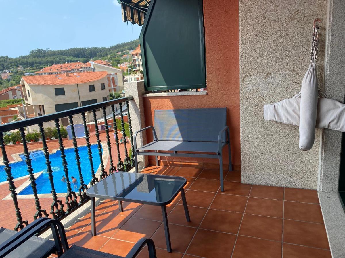 Apartamento Con Vistas Al Mar, Piscina Y Parking Apartment Санксенсо Екстериор снимка
